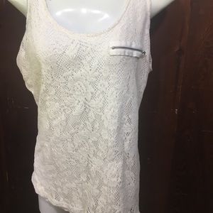 Dots Lace Tank Top